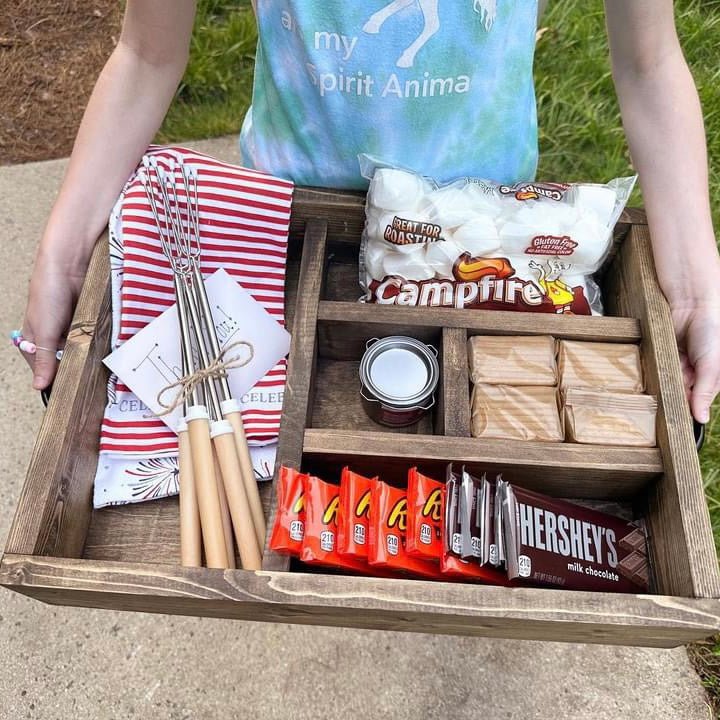 S'mores Tray | Campfire Accessories | Cookout | Camping - Seeds & Sawdust
