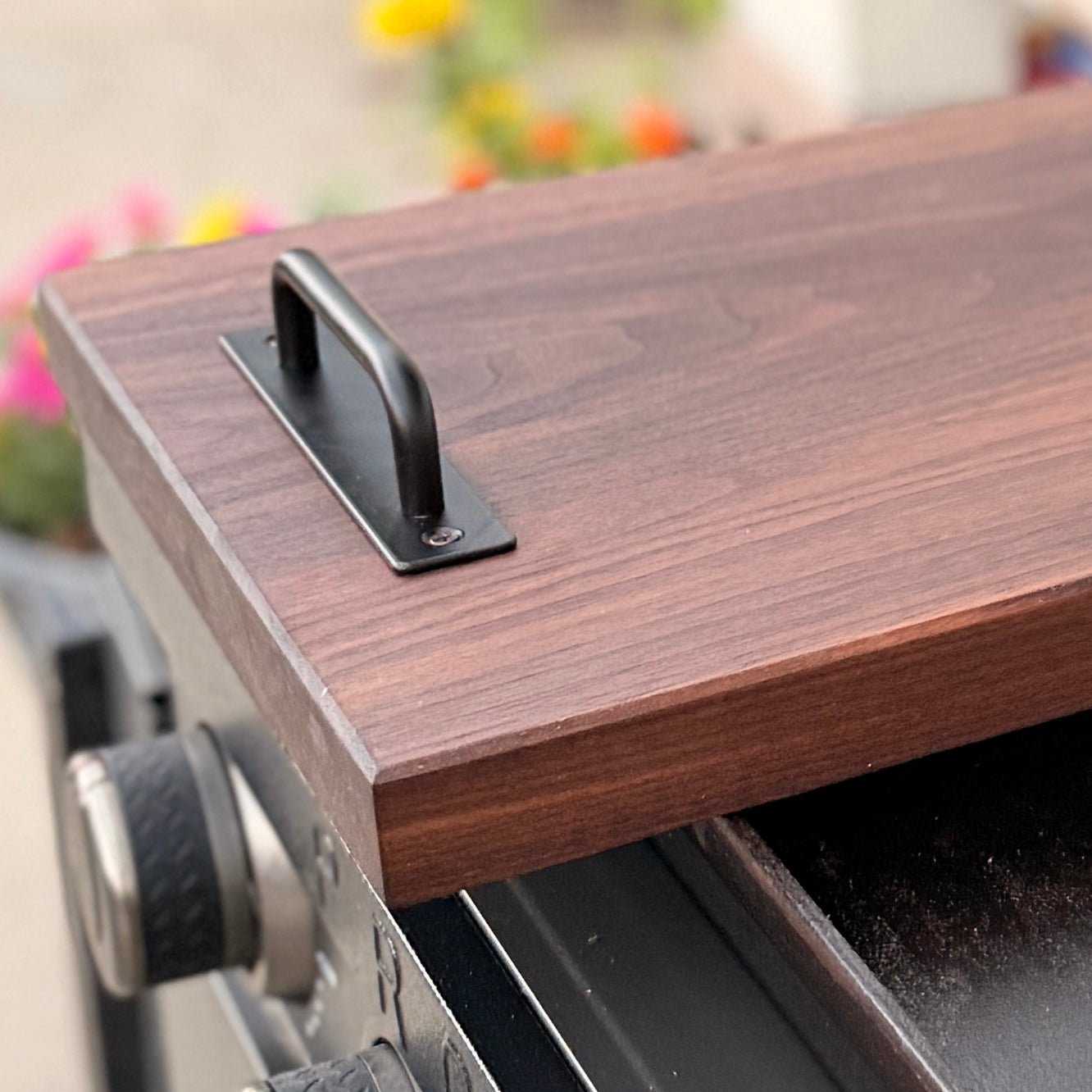 Walnut Griddle Prep Board | Handcrafted Outdoor Cutting Board - Seeds & Sawdust